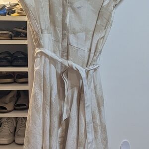 DKNY Beige Midi Dress